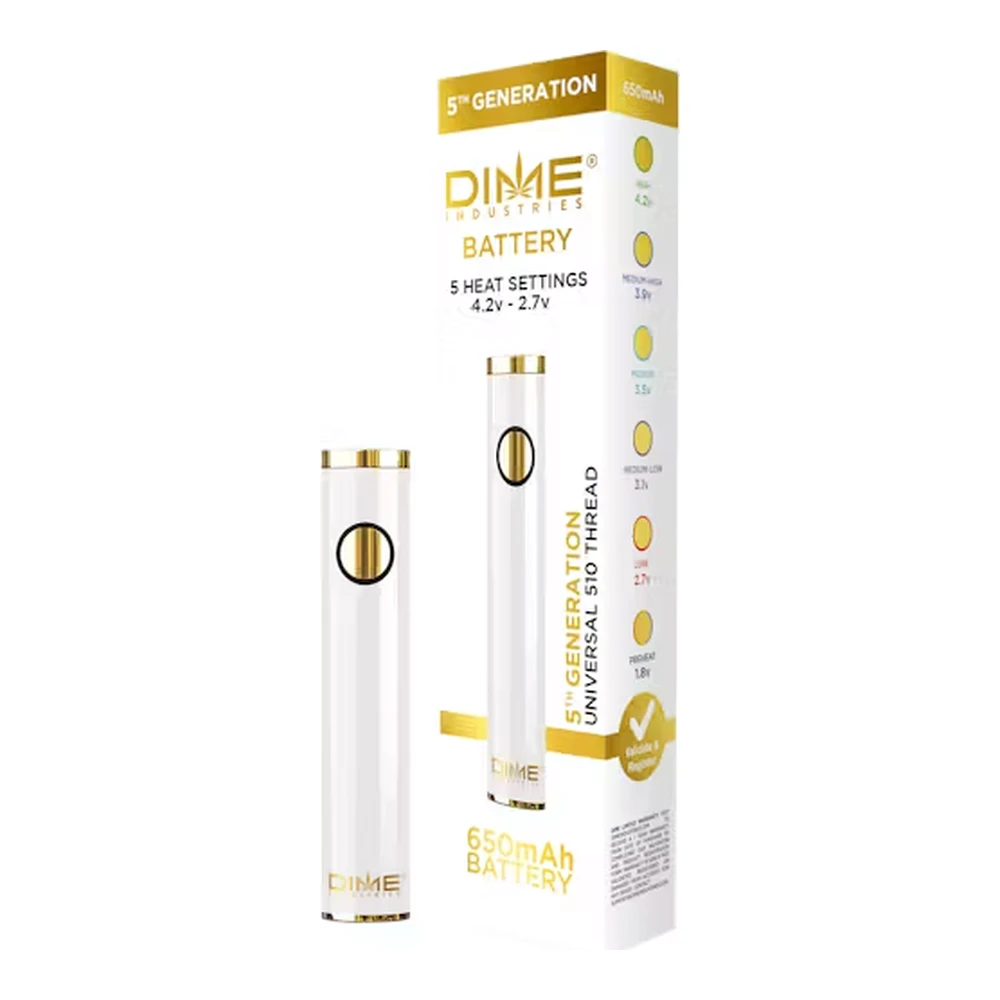 Dime Industries - White Battery | 5th Generation Main Image