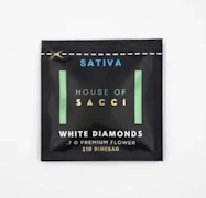 House of Sacci | White Diamonds | .7G Flower