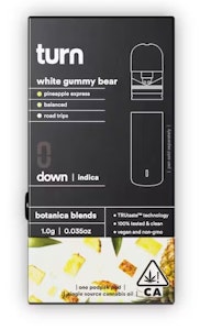 turn - Turn 1g White Gummy Bear Pod 