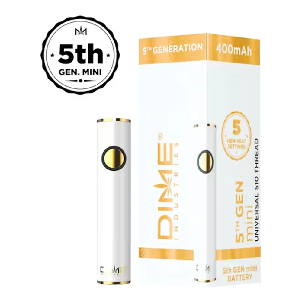 Dime Industries - White Mini Battery | 5th Generation Main Image