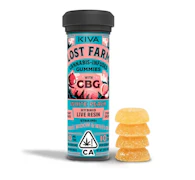 KIVA: Lost Farms White Peach "White Widow White CBG" 1:1