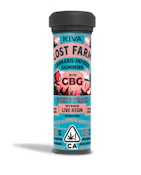 Lost Farm - White Widow x White Peach - 100mg THC 100mg CBG Live Resin Gummies - 10pk