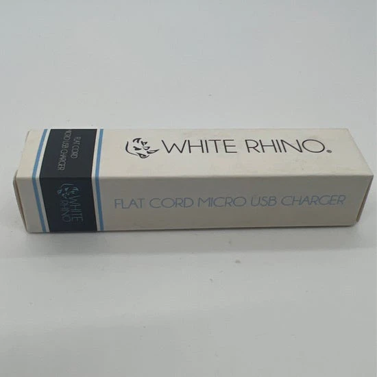 White Rhino - White Rhino | Flat Cord Micro USB Charger Main Image