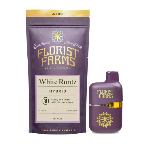 Florist Farms - White Runtz | Vape | 1g | Florist Farms Main Image