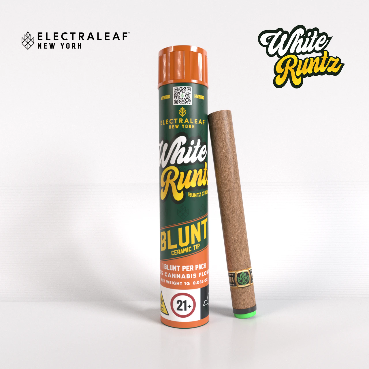 ElectraLeaf - Electraleaf | White Runtz | Blunt | 1g Main Image