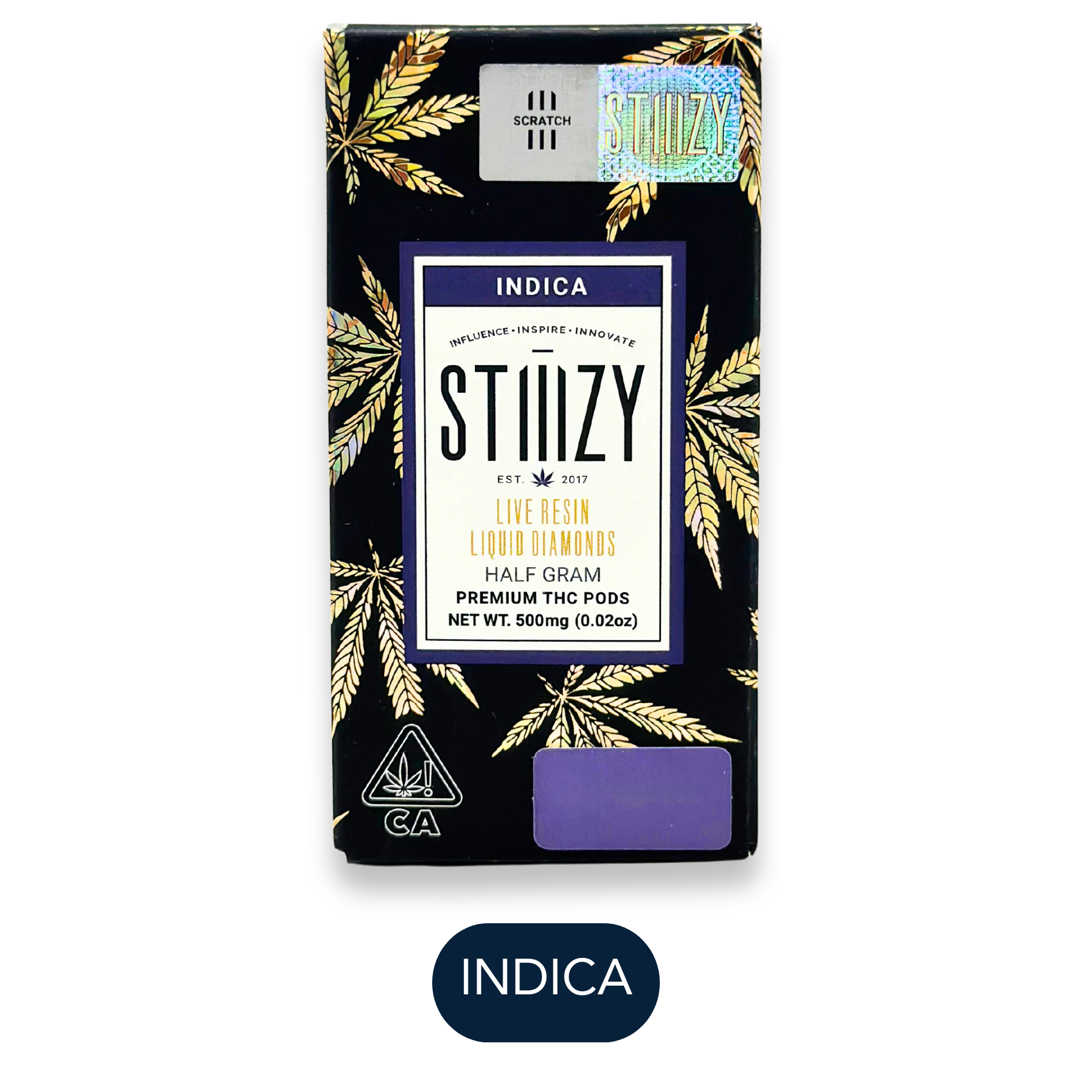 STIIIZY - Stiiizy - Liquid Diamonds - White Widow - Vape Pod - 0.5g Main Image