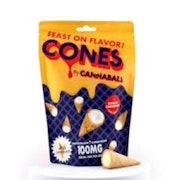 Cannabals - White Chocolate Cones - 100mg