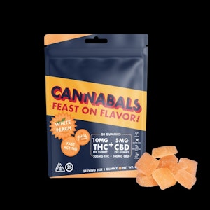 CANNABALS - CANNABALS | WHITE PEACH | 100MG GUMMIES