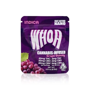 WHOA - Edible - Grape - THC:CBD:CBN - 1:1:1 - Gummy - 50MG