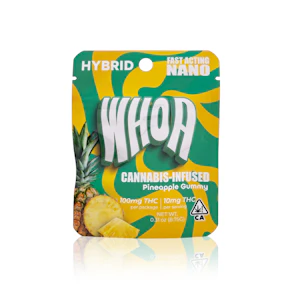 WHOA - Edible - Pineapple - Gummy - 100MG