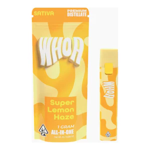 WHOA | Super Lemon Haze | All-In-One Vape | 1g