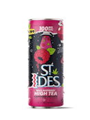 St. Ides - Wild Raspberry Cannabis Infused High Tea Single Can 12fl oz. (100mg)
