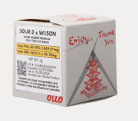 Sour D x Wilson Live Rosin Badder 1G