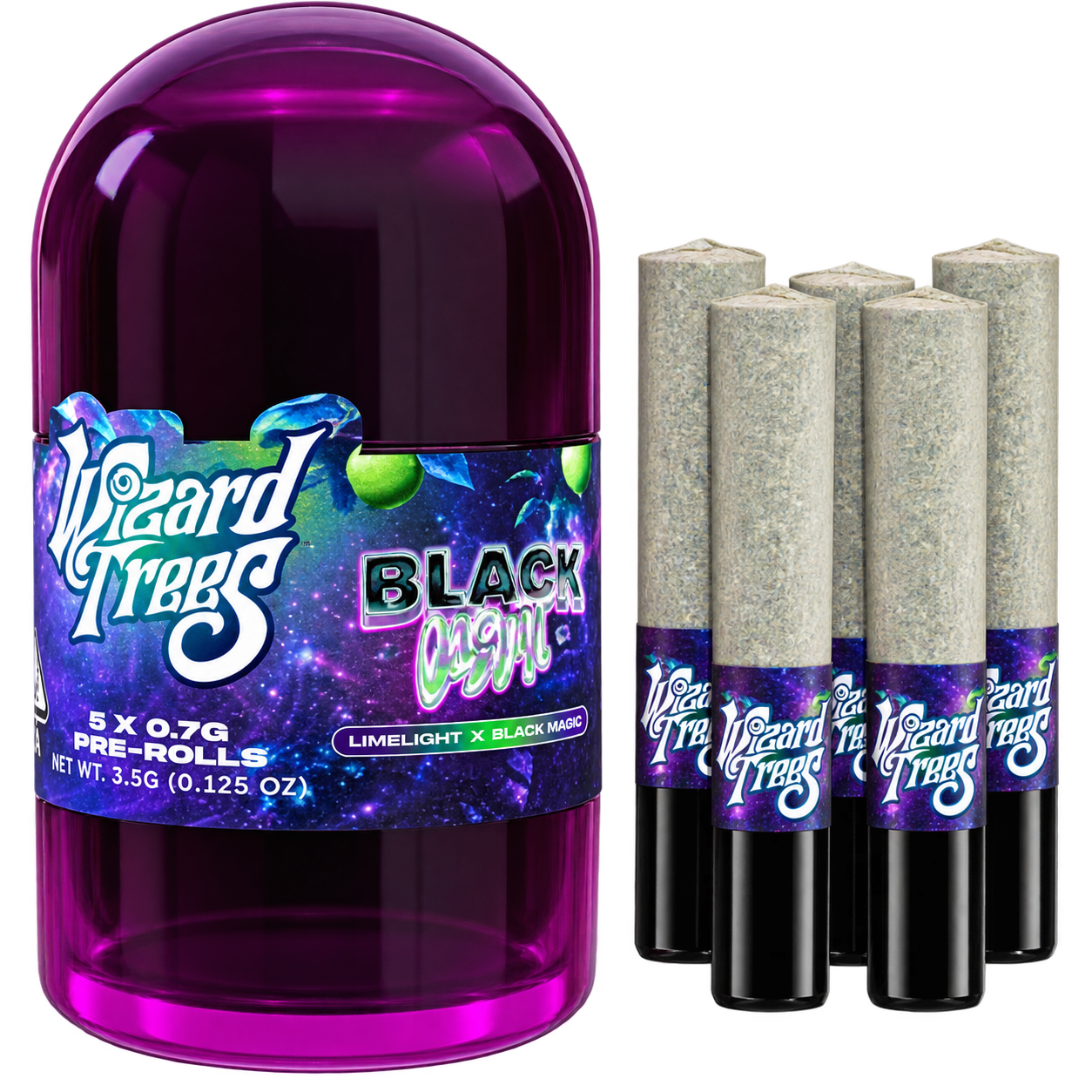 Wizard Trees | Black Light | 5pk