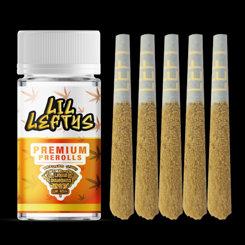 Left Coast - Orange Creamsicle - Hybrid - Lil Lefty Premium (Infused Pre-Roll) 5pk, 3.75g | Left Coast      -ll6 front