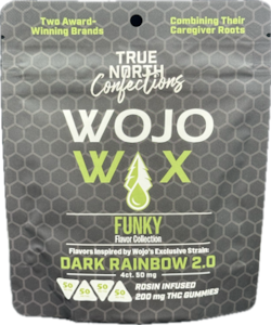 TRUE NORTH COLLECTIVE - Wojo x True North - Dark Rainbow 4x50mg Rosin Gummies