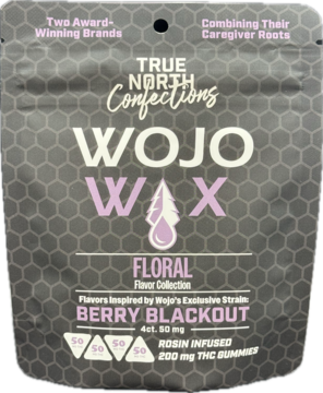 Wojo x True North - Berry Blackout 4x50mg Rosin Gummies