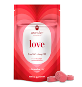 Love Strawberry 1:1 CBD:THC 20pk Gummies - 100mg