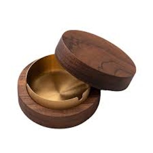 Tree House Accessories - Wooden Ashtray w/ Lid