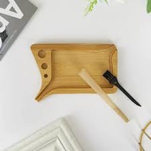 Amanda & Courtney CC - Wooden Tray w/ Brush