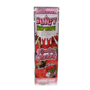 JUICY - Juicy Jay Hemp Wraps Strawberry Sherbert 
