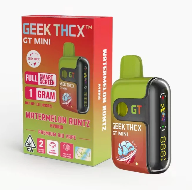 Geek Thcx - GEEK THCX | Watermelon Runtz | Disposable | 1g Main Image