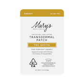 Mary's Energy Sativa Transdermal Patch 20mg