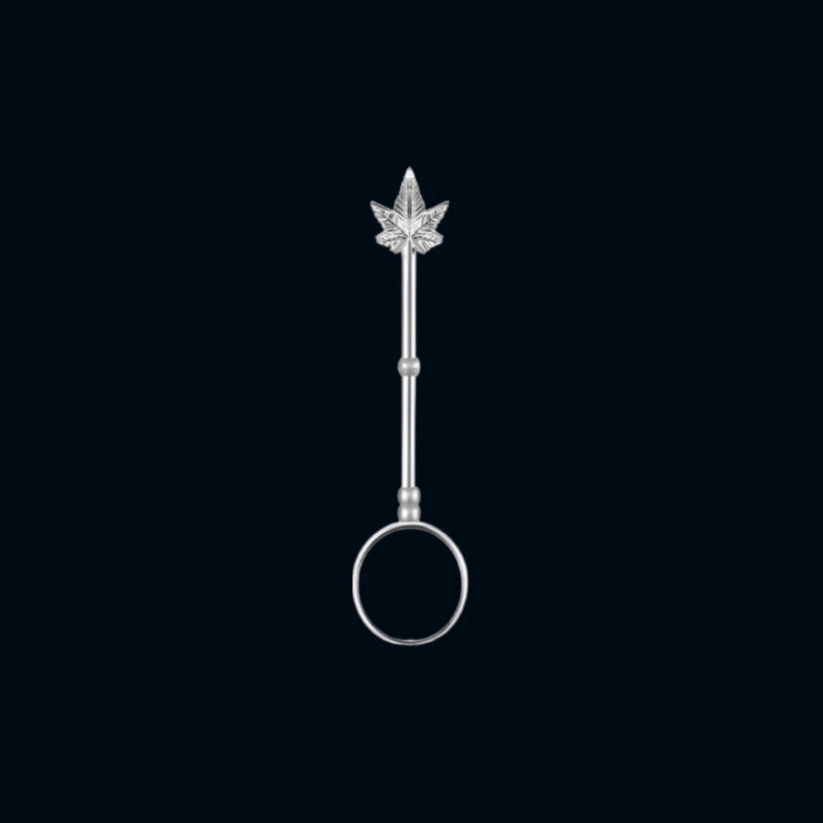 YANA - WxW Smoke Wands - Joint Ring - Silver Main Image