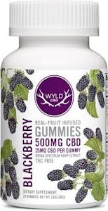 Wyld - Wyld Blackberry 500mg CBD Gummies