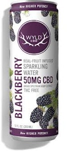Wyld - Wyld CBD Blackberry 50mg Sparkling Water