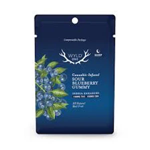 Wyld - WyldOnes Sour Blueberry 100mg Gummy