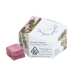 WYLD - HUCKLEBERRY HYBRID GUMMY 100MG - WYLD