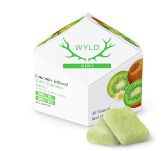 WYLD - Kiwi THC:THCV 10pk Gummies - 100mg