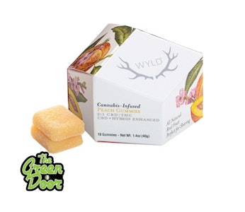 WYLD - WYLD- Peach CBD 2:1 - Gummies - 10PK - 100MG