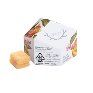 WYLD - PEACH 2:1 CBD:THC GUMMY - WYLD