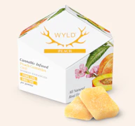 Wyld Gummies Peach CBD 2:1