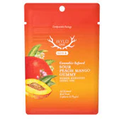 WyldOnes Sour Peach Mango 100mg Gummy