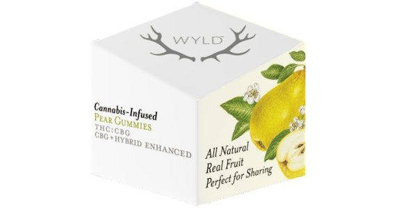 WYLD - Wyld-Pear 1:1 THC:CBG 10mg THC:100mg CBG-Hybrid Enhanced