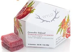 Wyld Pomegranate 1:1 Gummies