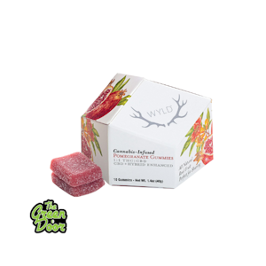 WYLD - WYLD - Pomegranate CBD 1:1 - Gummies - 10PK - 100MG