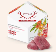 Wyld Gummies Pomegranate CBD 1:1