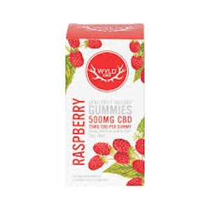 Wyld - Wyld Raspberry 500mg CBD Gummies