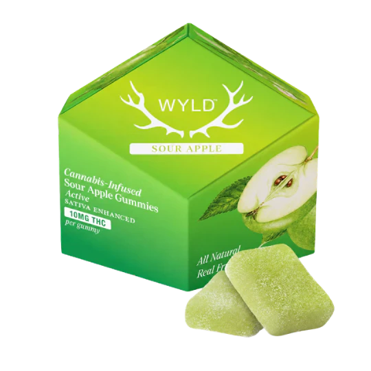 WYLD - WYLD - 100mg Gummies - Sour Apple Main Image