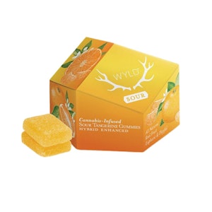 WYLD - SOUR TANGERINE GUMMIES 100MG - WYLD