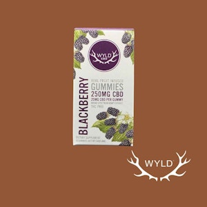WYLD - Wyld CBD Gummies Blackberry 250mg