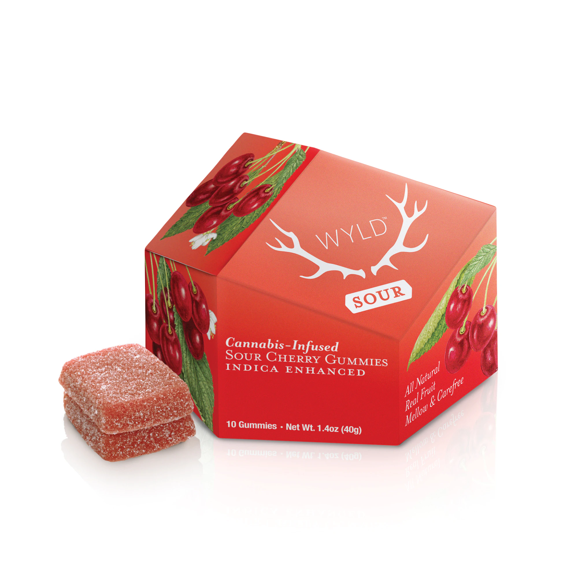 WYLD - Wyld | Gummies (10ct) | Sour Cherry |  100mg Main Image