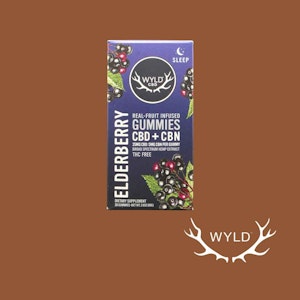 WYLD - Wyld Gummies ELDERBERRY 500:100 CBD:CBN