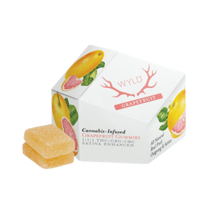 WYLD - WYLD - Grapefruit (1:1:1 THC:CBG:CBC) - 100mg