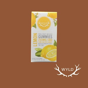 WYLD - Wyld CBD Gummies Lemon 250mg