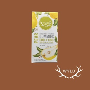 WYLD - Wyld Gummies PEAR 400:200 CBD:CBG